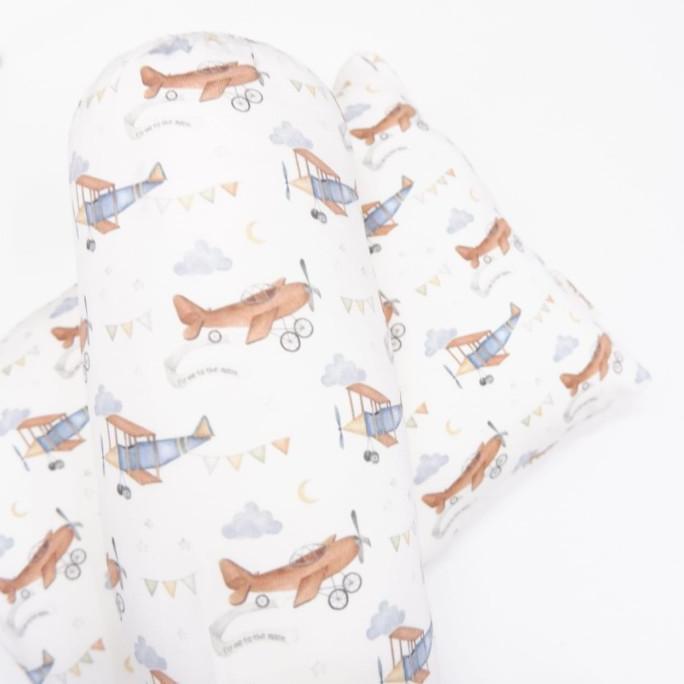 Gambar Carrol Baby Pillow & Bolster Baby - Bantal Guling Tencel Baby Batch 2 - Airplane, Pillow Case dari Nan Hebat Store undefined Tokopedia