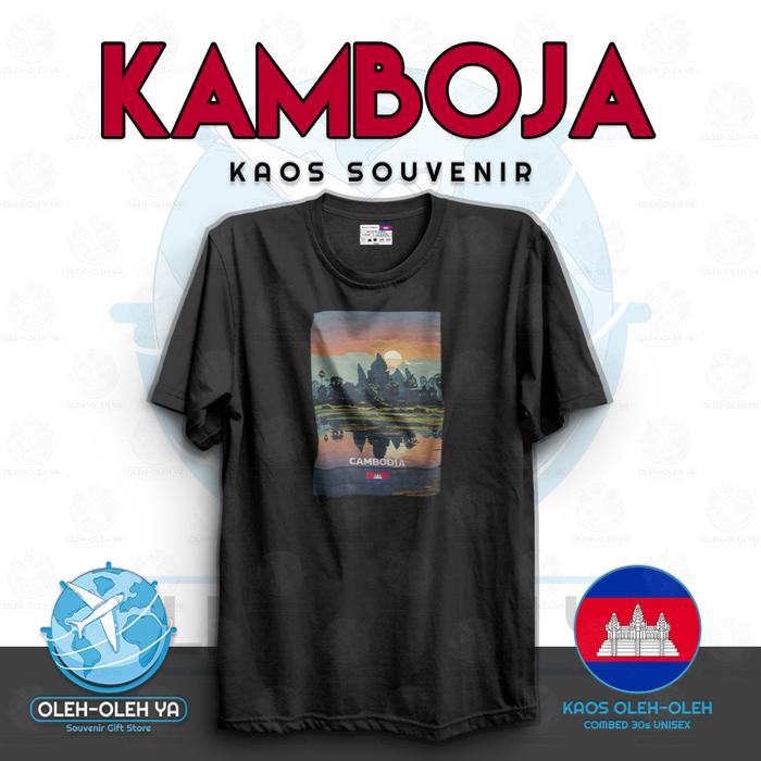 Jual Oleh Oleh YA Souvenir Kaos Kamboja Oleh Oleh Kaos Kamboja T