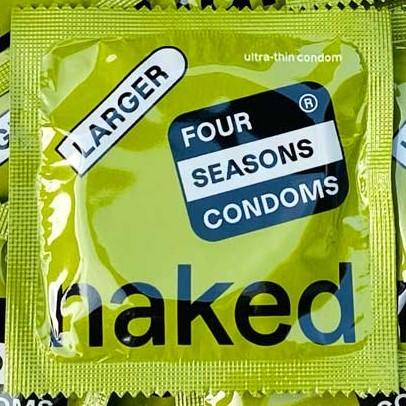 Gambar FOUR SEASONS NAKED 60mm XL Larger Fit Ultra Thin - 1 Box = 12 Condom #impor sensitive large jumbo wide fit non durex trojan dupe kondom - 24 pcs no box dari Kulit Pisang Impor undefined Tokopedia
