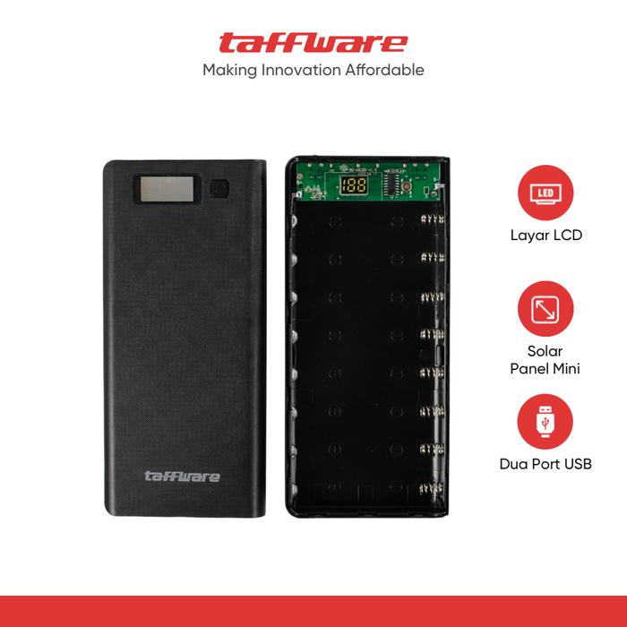 Gambar Taffware DIY Power Bank Case 8x18650 2 Port Display - A8 dari Taffware Official Store undefined Tokopedia