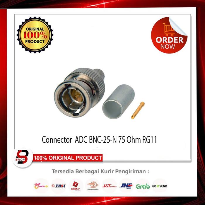Gambar Connector BNC RG11 Canare BCP-C71A 75 Ohm Crimp-Style ACE-113 - ADC BNC-25-N dari Eq Broadcast Shop undefined Tokopedia