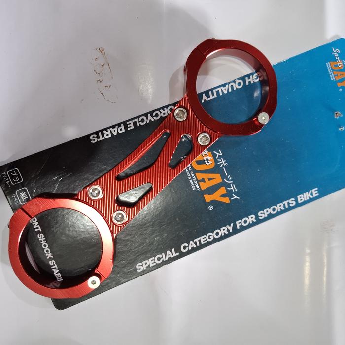 Gambar BORGOL SHOCK DEPAN AS 31 HONDA TIGER MEGA PRO GL PRO CB BAHAN CNC PRESISI SPORTS DAY - Borgol Merah, As 31 Honda Day dari ASN Motor_NEW undefined Tokopedia