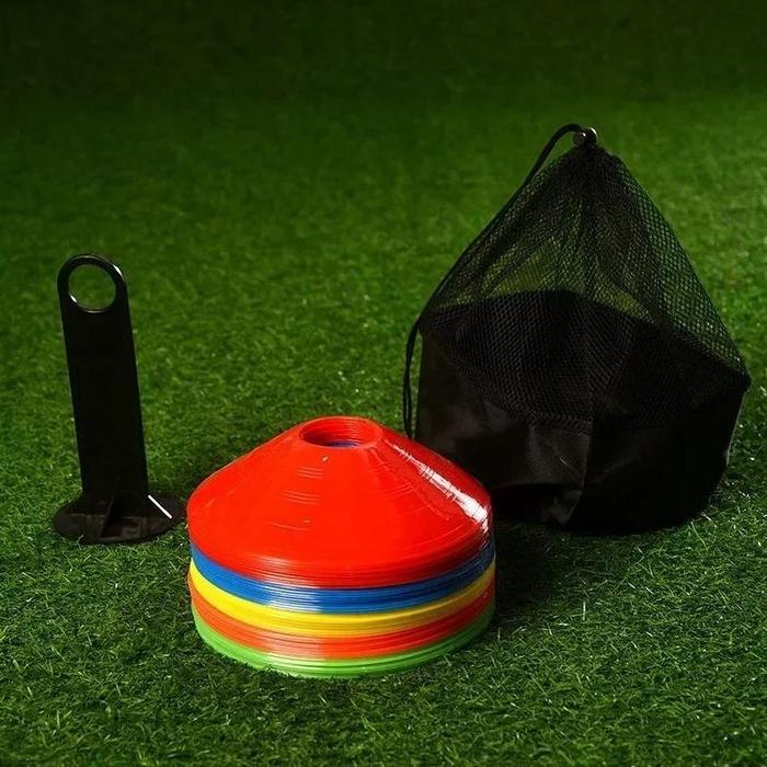 Gambar 50pcs Mangkok Latihan Sepak Bola/Untuk Latihan Bola/Perlengkapan Latihan Sepak Bola - 50pcs dari Indosstr undefined Tokopedia