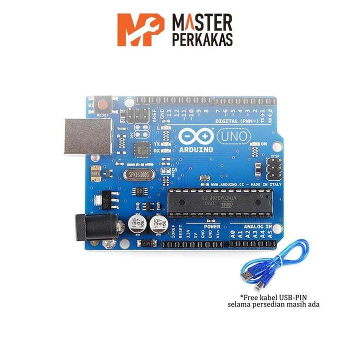 Jual Arduino UNO R3 ATMEGA328P MP / DIP ATMEGA 16U2 Compatible Board ...