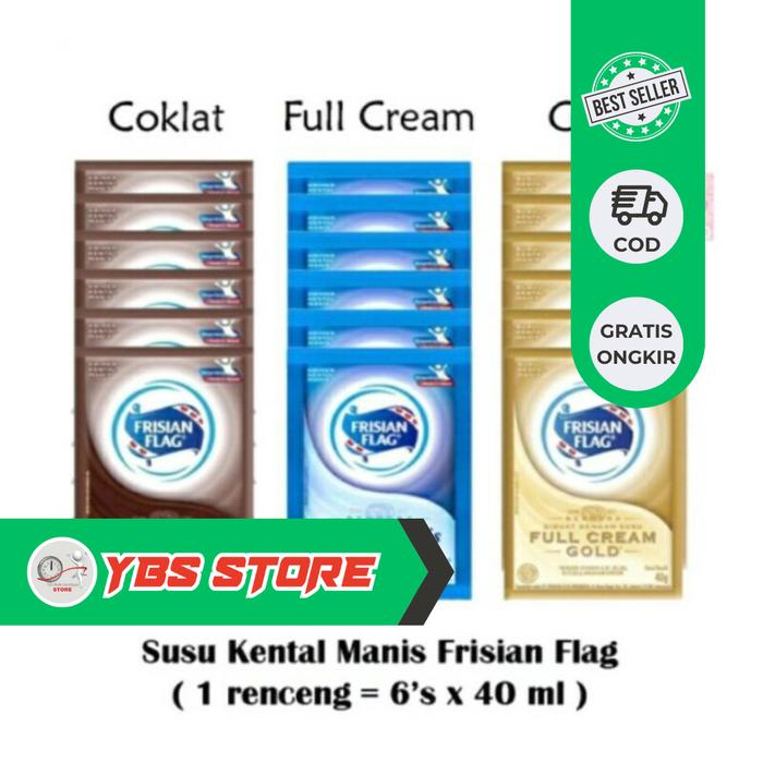 Gambar SKM Susu Bendera Frisian Flag Kental Manis Putih Sachet Renceng 6 Pcs dari YBS Store Official undefined Tokopedia