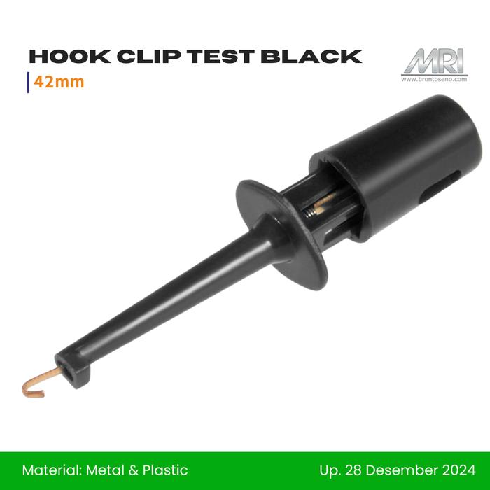 Gambar Test Clip / Hook Clip Connector / Test Probe / Clip PCB 42mm - Hitam dari MRI Electronics undefined Tokopedia