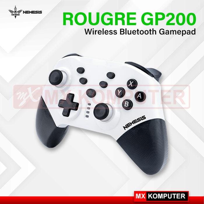 Gambar NYK GP200 / GP-200 Rogue Gamepad Bluetooth Dual Mode Gaming Controller - Putih dari MXKomputer_NEW undefined Tokopedia