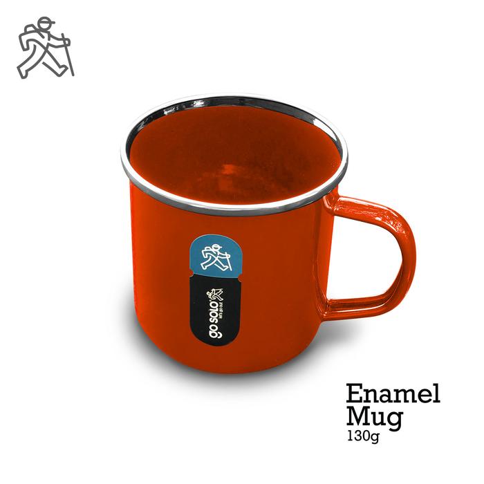 Gambar Go Solo        Enamel Mug - Orange dari Pinnacle Pro Bandung undefined Tokopedia