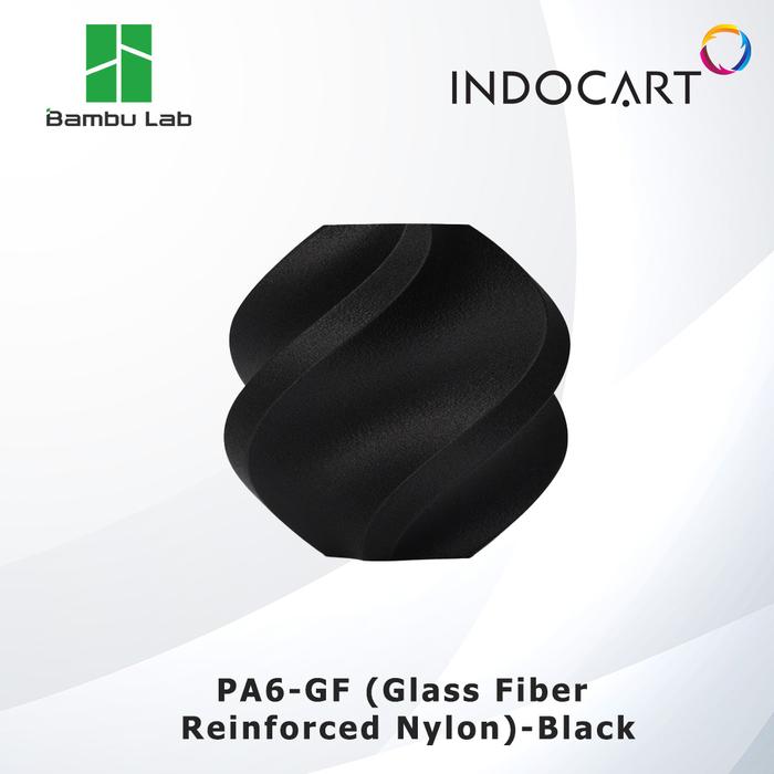 Gambar 3D Printer Filament BambuLab PA6 GF Glass Fiber Reinforced Nylon 1.75mm 1Kg - Black dari IndoCart Store undefined Tokopedia