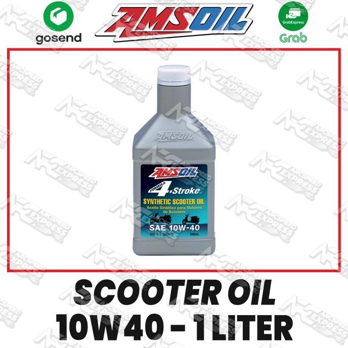 Gambar Terlaris Oli Amsoil Scooter Metric Motorcycle 4T 10W40 20W50 100% Fullsynthetic - Scooter Oil dari Gangger undefined Tokopedia