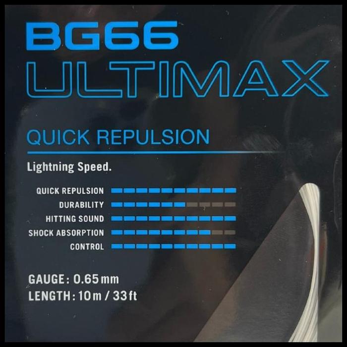 Gambar Senar Badminton - Senar Raket Badminton Bg 66 Ultimax Original Terlaris|Best Seller - Putih dari Aprisaa undefined Tokopedia