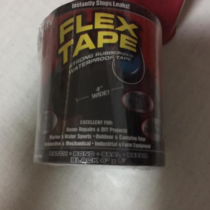 Gambar TERBARU Flex Tape 4 Inch Waterproof - Hitam dari cv samudra p undefined Tokopedia