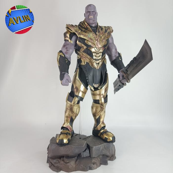 Thanos Battle Damaged Hot Toys Infinity Gauntlet Endgame Hot Toys
