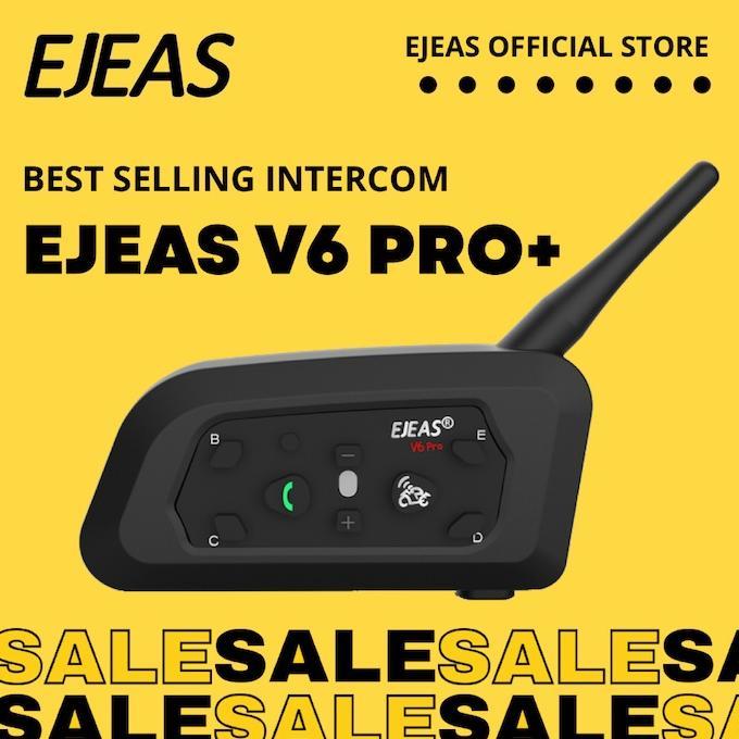 Jual LAGI PROMO!! EJEAS V6 PRO PLUS PRO+ Intercom Helm Riders