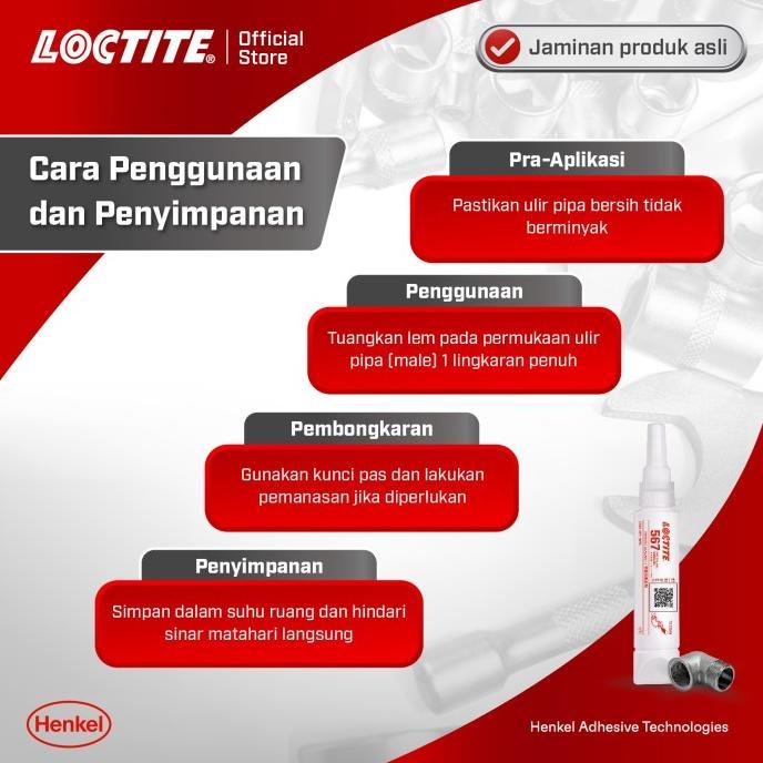 Gambar Henkel Loctite 567 Thread Sealant Seal Pipa 50 Ml Twin Pack dari MINDSTORE_JK undefined Tokopedia