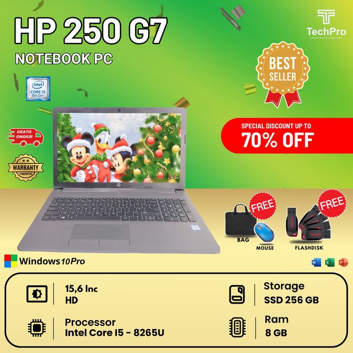 HOT Price Hp Ssd Notebook Hp 250 G7 I5 Laptop Price HP 250 G7