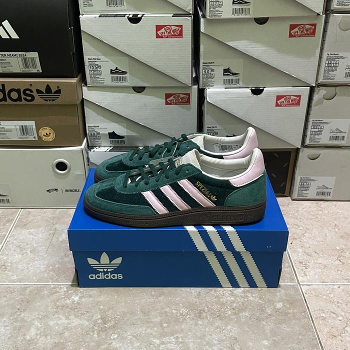 Jual Adidas spezial handball collegiate green clear pink (Resmi