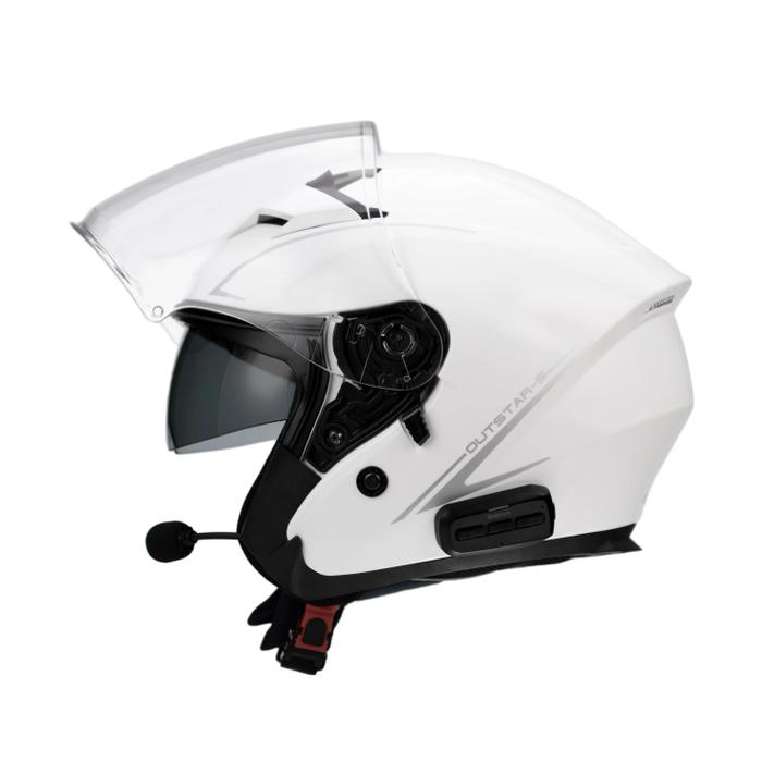 Gambar SENA Outstar S Smart helmet helm Open half face with inner visor - L dari skuterkoloni undefined Tokopedia