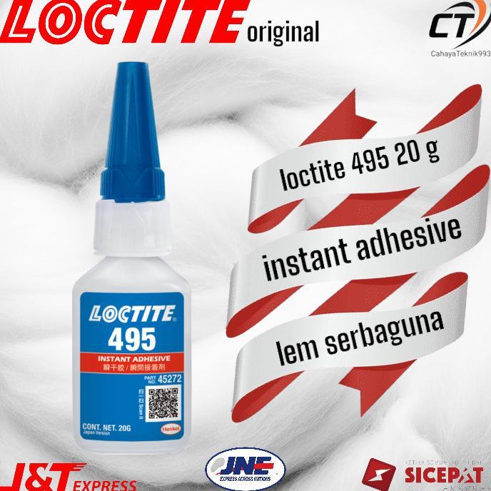 Gambar Lem Serbaguna Loctite 495 20Ml Lem Sepatu Dan Sendal dari Shaquiel Store undefined Tokopedia