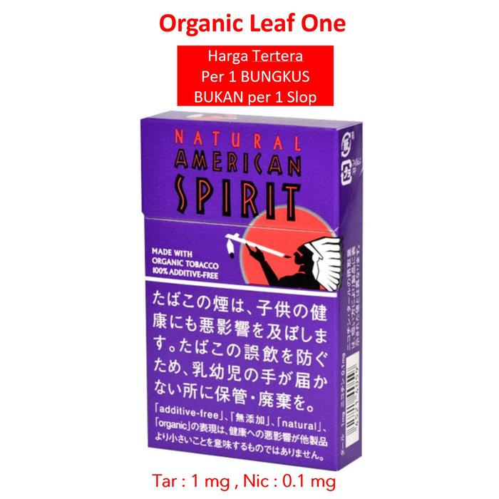 Gambar Natural American Spirit Ori Japan - Harga Tertera per 1 Bungkus - Leaf One dari GS Hampers undefined Tokopedia