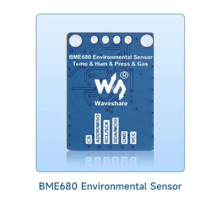 Gambar Modul BME688 Supports Temperature Humidity Barometric Pressure Gas Detection - ORIGINAL Waveshare BME688 / BME680 Environmental Sensor with Ai Function Supports Raspberry Pi / Raspberry Pi Pico / Arduino / ESP32 - BME680 dari WE - Warehouse Electronic undefined Tokopedia