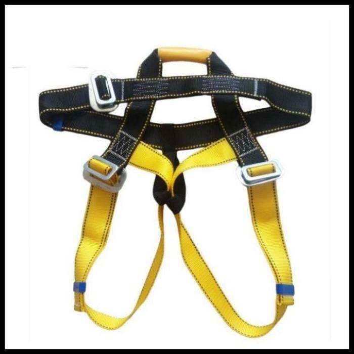 Gambar Seat Harness Climbing Safety Belt Panjat Sit Outbound Body Harness Kualitas Terjamin - Kuning dari PERINDO JAYA STORE undefined Tokopedia