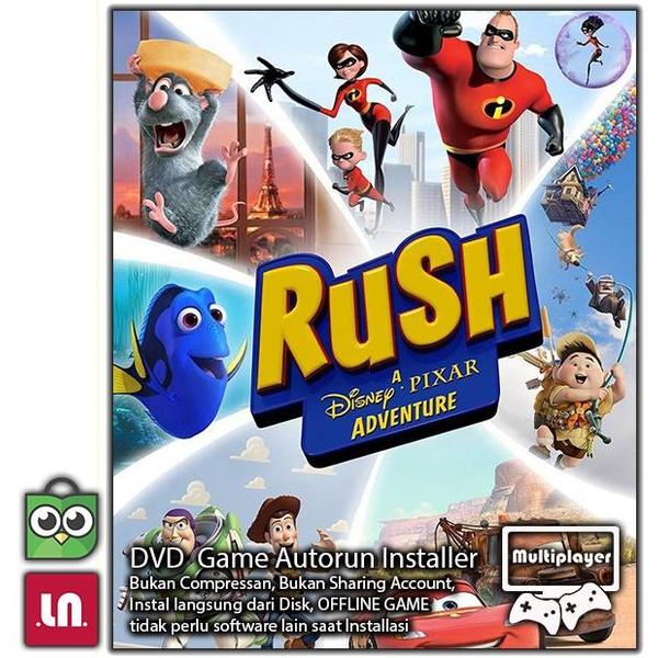 Gambar Rush A Disney Pixar Adventure - Pc Cd/Dvd Game Adv - softcover dari Level Up Gaming undefined Tokopedia