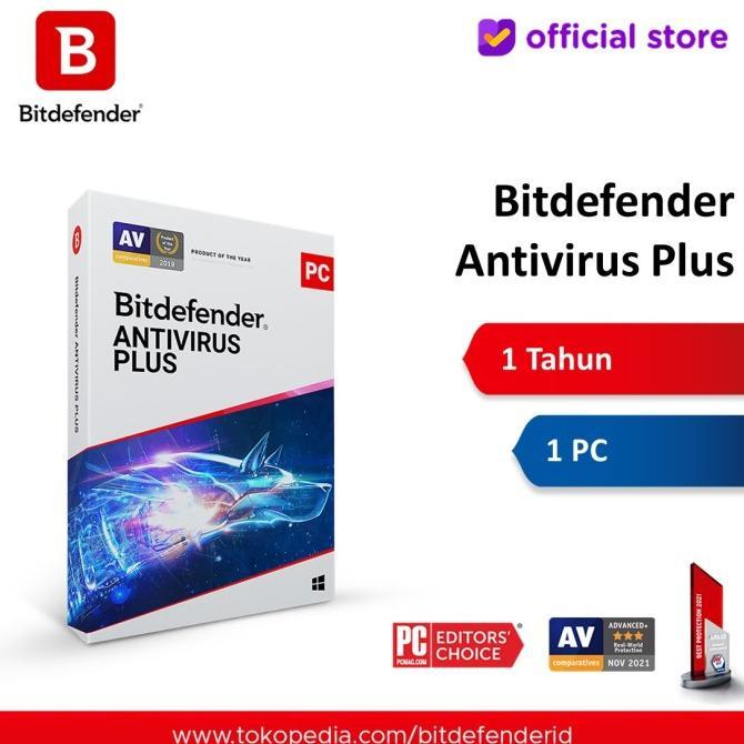 Gambar Bitdefender Antivirus Plus - 1 PC dari Al-Raqib Treasures undefined Tokopedia