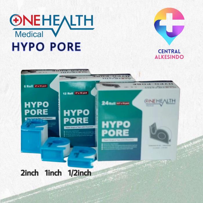 Gambar Hypopore Surgical Paper Tape + Dispenser Onehealth Central Alkesindo - Hypo 1 Inch dari CENTRAL ALKESINDO OFFICIAL undefined Tokopedia