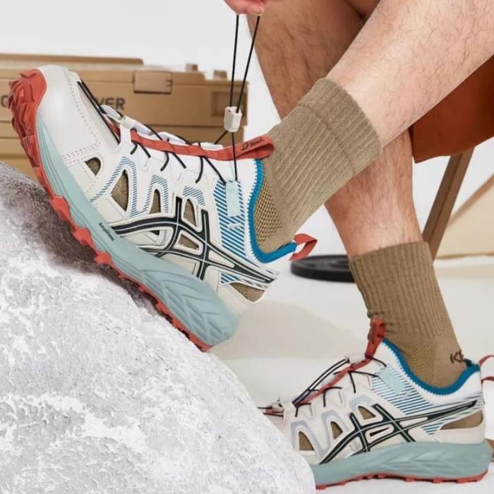 Gambar [DISC] HK - SEPATU SANDAL TRAIL RUNNING HIKING GEL SONOMA SE BEIGE MINT / FREE KAOS KAKI - Beige Mint, 36 dari Santosa Raya Market undefined Tokopedia