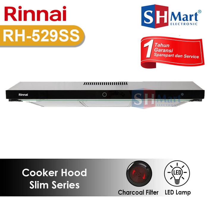 Gambar COOKER HOOD RINNAI RH-529B TOUCH SCREEN PENGHISAP ASAP (MEDAN) - Stainless dari SHMART ELECTRONIC undefined Tokopedia