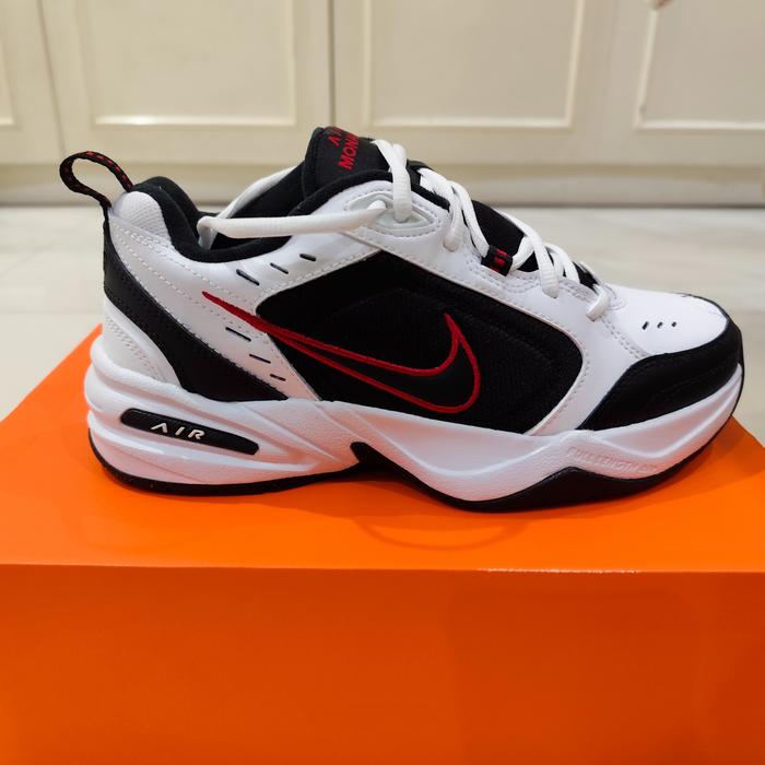 Nike Mens Nike Air Monarch Black Red Nike Air Monarch Iv White