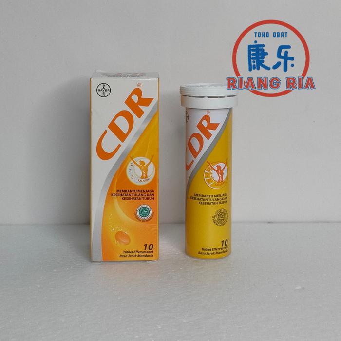 Gambar CDR VITAMIN 10 TABLETS EFFERVESCENT RASA JERUK MANDARIN dari TO Riang Ria undefined Tokopedia