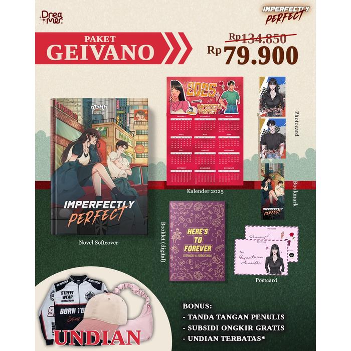 Gambar Pre Order - Buku Novel Imperfectly Perfect - Riska - Dreamer - Bumifiksi (08 Des 2024) - GEIVANO dari Bumi Fiksi Makassar undefined Tokopedia