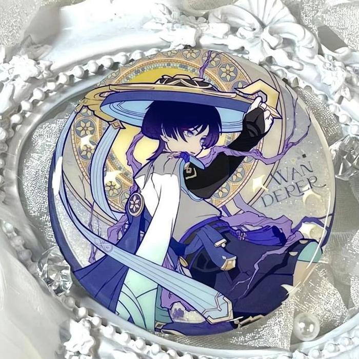 Gambar Game Genshin Impact Wanderer Balladeer Scaramouche Kunikuzushi Kabukimono Cosplay Badge Pin Tinplate Brooch Accessories Prop dari WARUNG YIA undefined 2 Tokopedia
