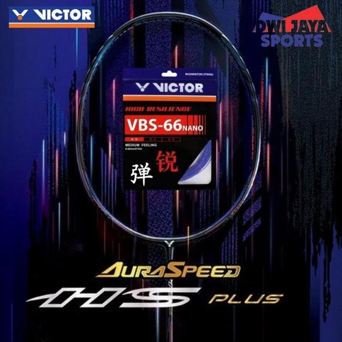 Gambar [READY STOCK] VICTOR AURASPEED HYPERSONIC PLUS | ARS-HS PLUS BADMINTON RACKET | RAKET BADMINTON VICTOR - VBS-66 NANO, 4U dari Bima Mini Online undefined Tokopedia
