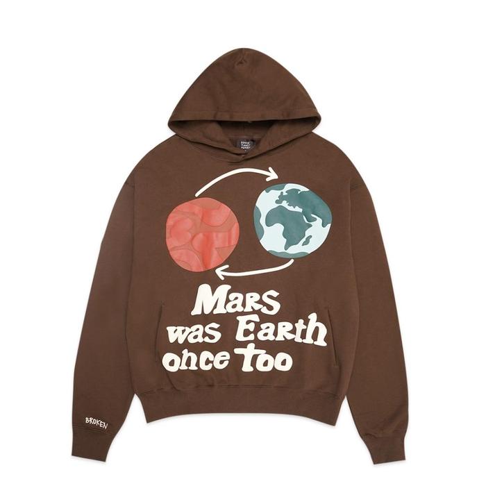 Gambar [DISKON] BROKEN PLANET MARKET MARS WAS EARTH ONCE TOO HOODIE - Brown, L dari CV Devi Mandiri Jaya undefined Tokopedia