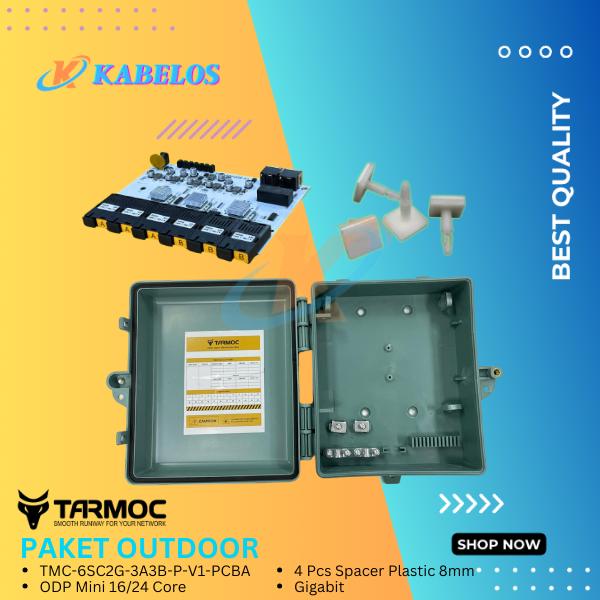Gambar Paket Outdoor Tarmoc TMC-6SC2G Gigabit POE IN 9-57V | Media Converter 6 FO 2 LAN - TMC-6SC2G-3A3B dari Kabelos Shop undefined Tokopedia