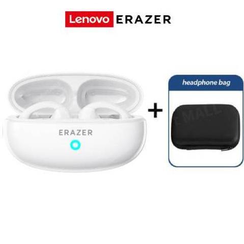 Gambar ADA READY Lenovo ERAZER XT83 Pro Earphone Ear Clip Bone Conduction TWS Bluetooth 5.4 Nirkabel Headset Sports Lari Ture Wireless HIFI Stereo Full Bass Olahraga Earbuds Bluetooth Low-latency Gaming Musik Untuk Android/IOS Dengan Mic - Putih+Tas dari SINDOTEK ID undefined Tokopedia