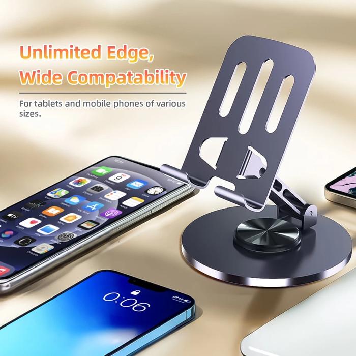 Jual Premium Metal Portable Phone Stand Holder 360 degree