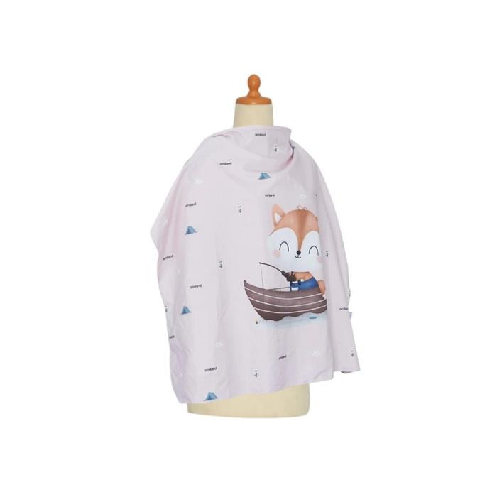 Gambar OMILAND Apron Menyusui / Penutup Cover Ibu Menyusui Fox Series - Fox - Peach dari Hazelcare undefined Tokopedia