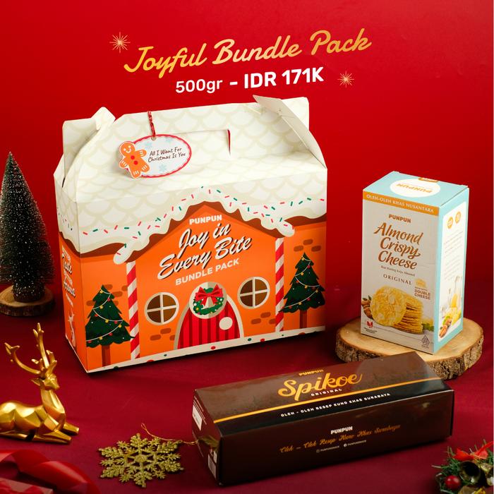 Gambar Hampers Special Sparkling Almond Crispy Cheese - Joy Bundle Pack dari PUNPUNSnack Store undefined Tokopedia