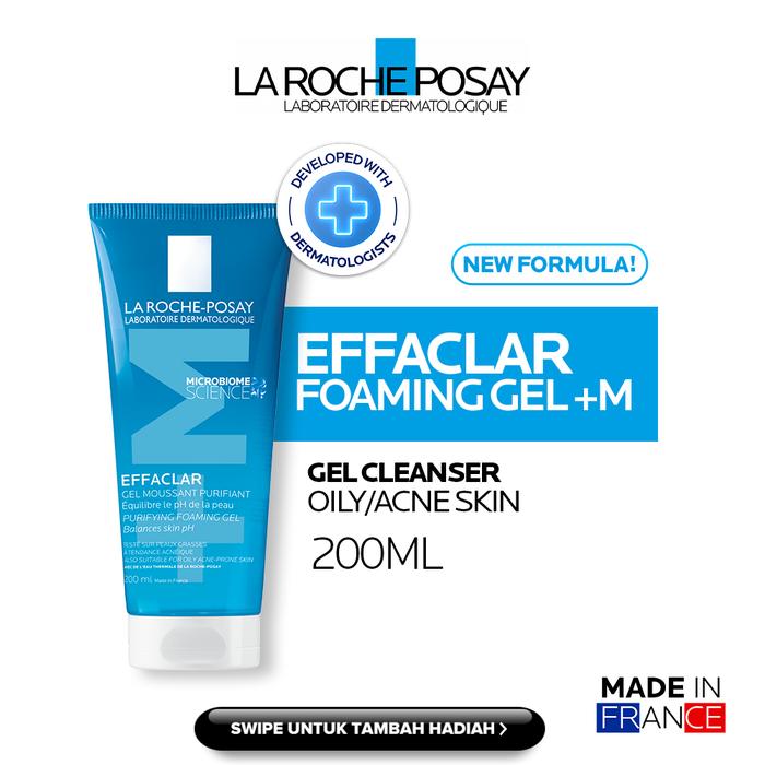 Gambar La Roche Posay Effaclar Foaming Gel +M Cleanser 200ml - Sabun Wajah dari La Roche Posay ID undefined Tokopedia