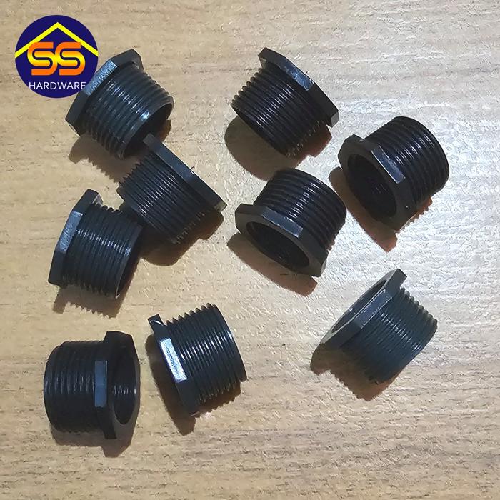 Gambar VLOK RING PLASTIK 1/2 x 3/4 inch Verlop Ring Drat Sambungan Kran - Hitam dari Sanshine Hardware undefined Tokopedia