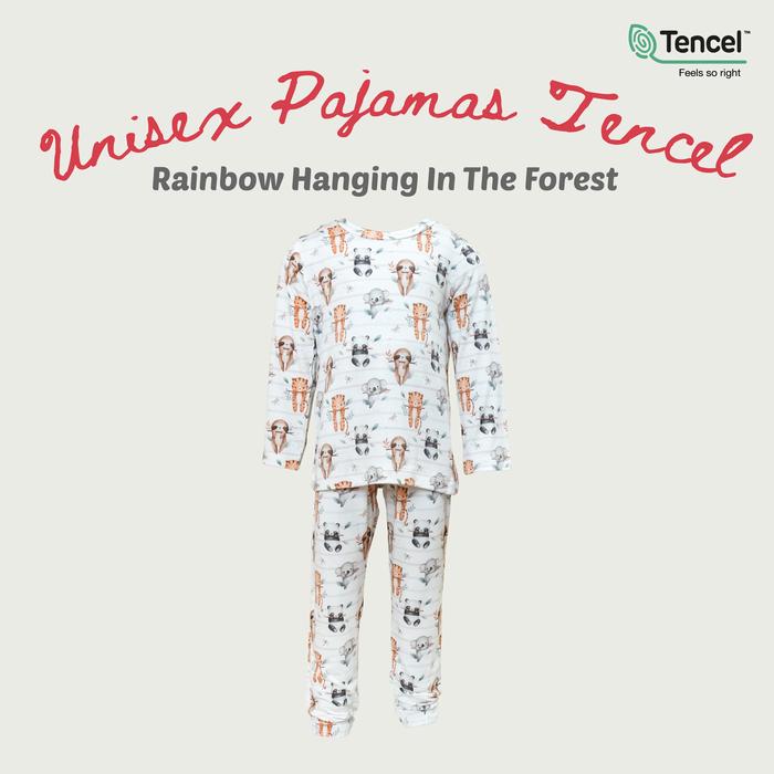 Gambar Tencel Unisex Pajamas New Collection - RAINBOW THE FOREST, S dari Harlowkids undefined Tokopedia