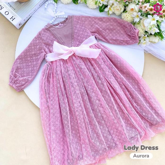 Gambar UCHINO Ivaniar Dress Pesta "Lady Dress" - Aurora, L Anak dari UCHINO STORE undefined Tokopedia