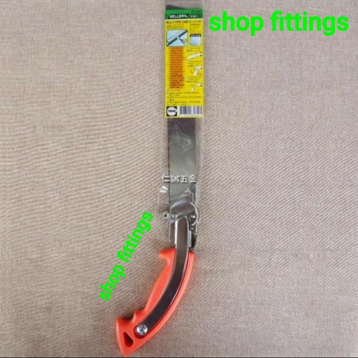 Gambar SELLERY 81 840 Gergaji Multi Guna 9" Folding PVC Saw Blade Rubber Grip - Sellery 81-840 dari Shop Fittings undefined Tokopedia