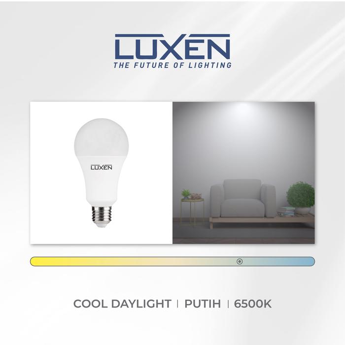 Gambar Luxen Lampu LED Cosmo 12 Watt Cahaya Putih, Kuning dan Neutral White - Putih dari Luxen Indonesia_NEW undefined Tokopedia