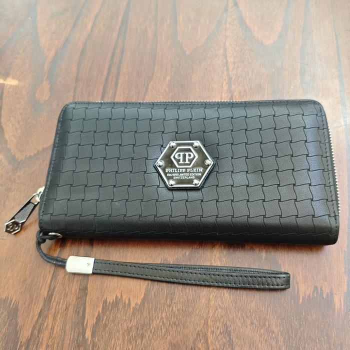 Gambar Philipp Plein dompet panjang motif anyaman original second branded dari mamora thrift undefined Tokopedia