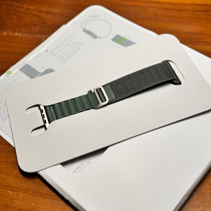 Gambar best seller !!! Strap Apple Watch Ultra 49mm Alpine Loop Green Original Fullset Box | Nomad Pitaka Ocean Band Apple Original murah - Green Alphine dari Arloji Sentral undefined Tokopedia